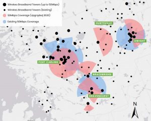 Lakeland Networks Wireless Internet Coverage Map