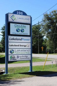 Lakeland Holdings Company Sign