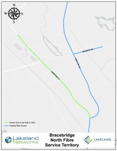 Lakeland Networks Fibre Internet Coverage in Bracebridge North