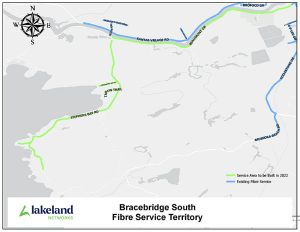 Lakeland Networks Fibre Internet Coverage in Bracebridge South