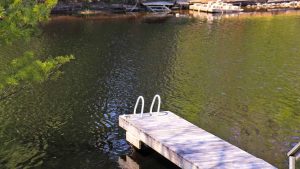 Dock on a Muskoka Lake