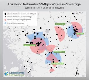 Lakeland Networks Wireless Coverage Map