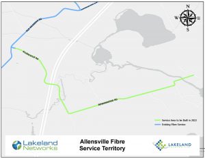 Lakeland Networks Fibre Internet Coverage in Allensville