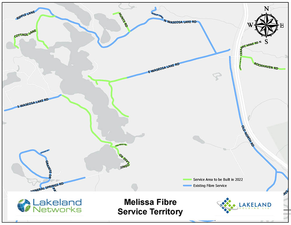 Lakeland Networks Fibre Internet Coverage in Melissa