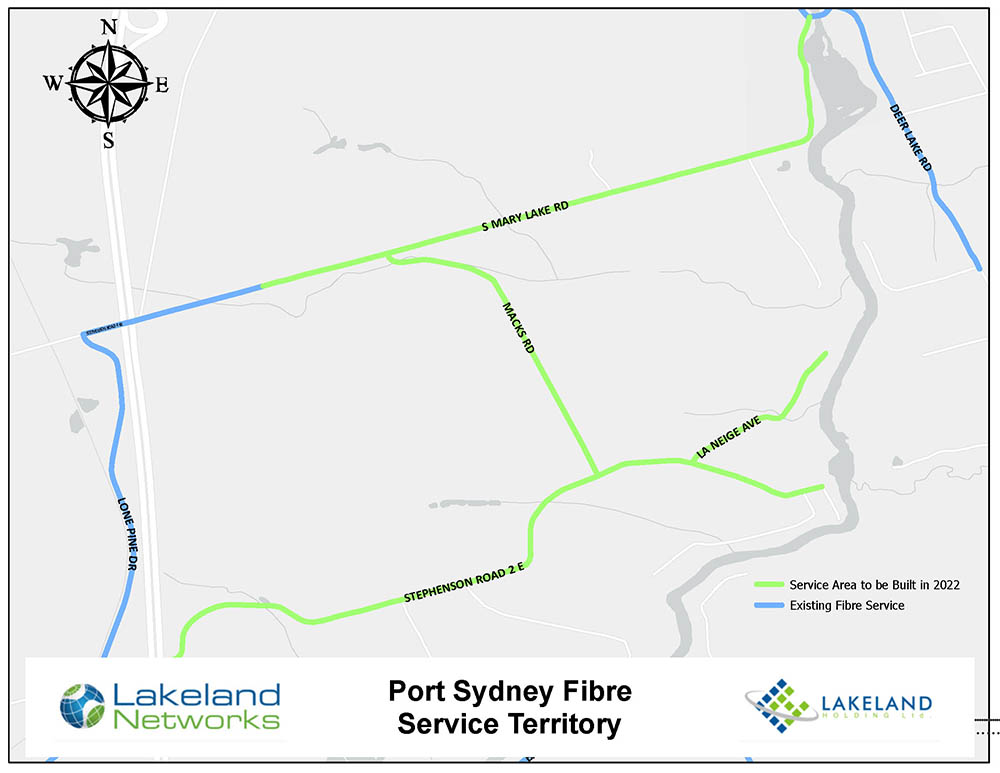 Lakeland Networks Fibre Internet Coverage in Port Sydney