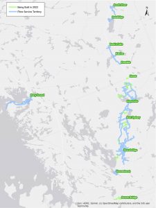 Lakeland Networks Fibre Internet Coverage Map, 2022