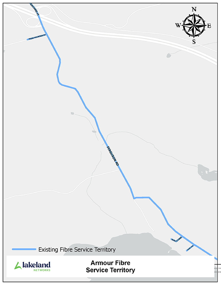 Lakeland Networks Fibre Internet Coverage in Armour