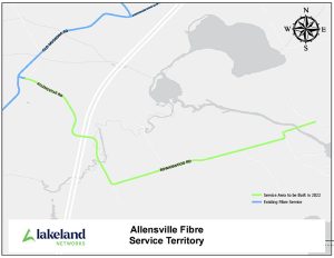 Lakeland Networks Fibre Internet Coverage in Allensville