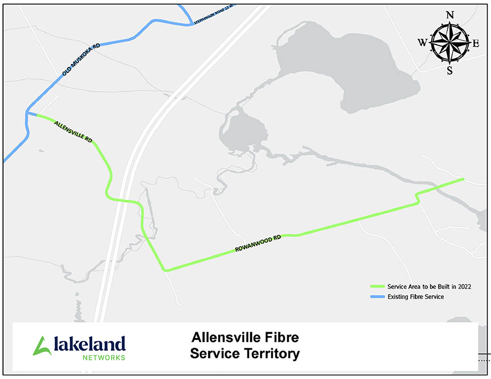 Lakeland Networks Fibre Internet Coverage in Allensville