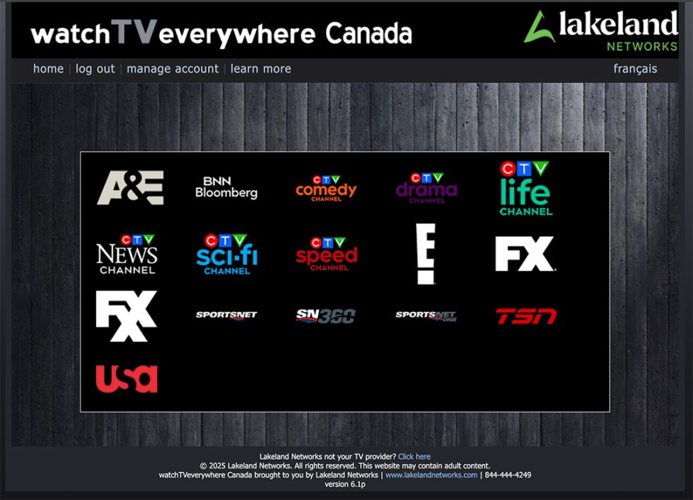 Watch TV Everywhere | Lakeland Networks